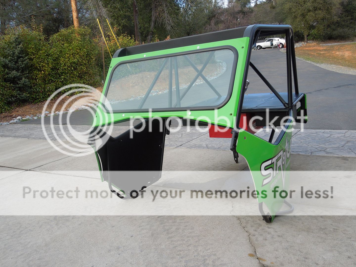 NICE 2 seat bed delete cage w/ Jaz fuel cell MUST SEE Kawasaki Teryx