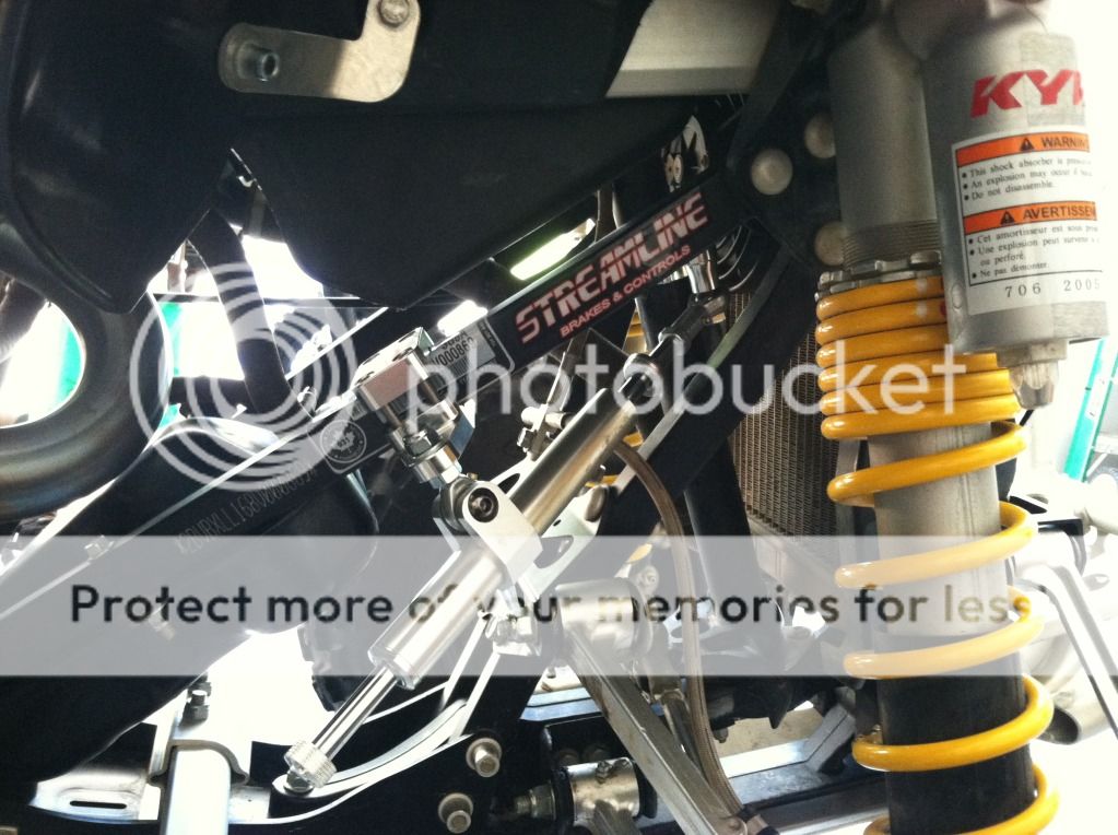 Flexx Bars, Streamline Stabilizer, ODI Grips, and suspension CanAm