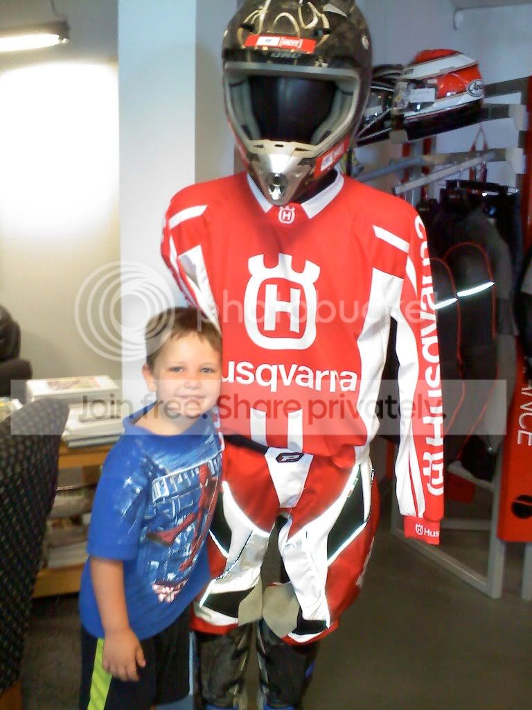 Zack and Husquvarna Buddy
